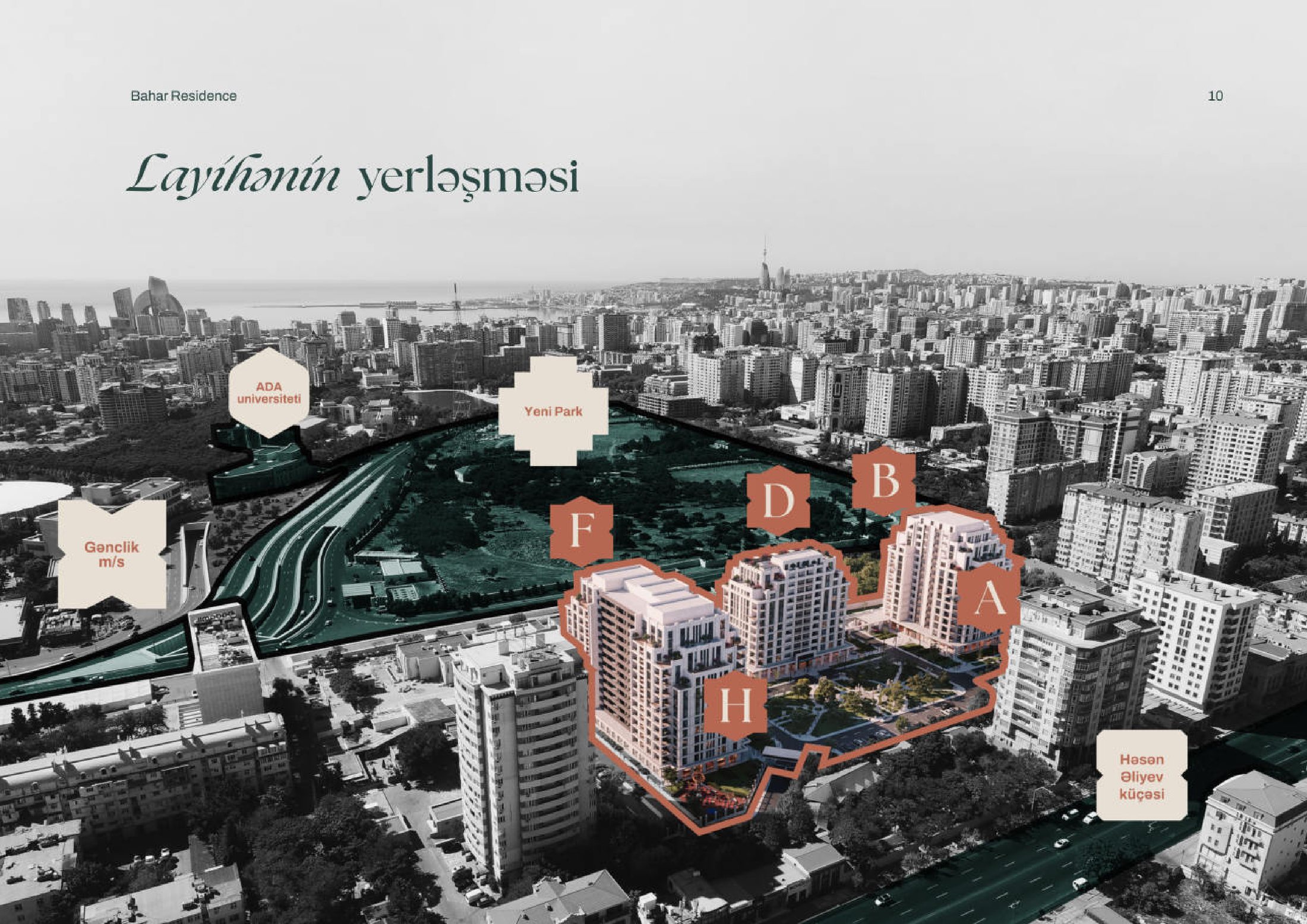 Bahar Residence — location scheme