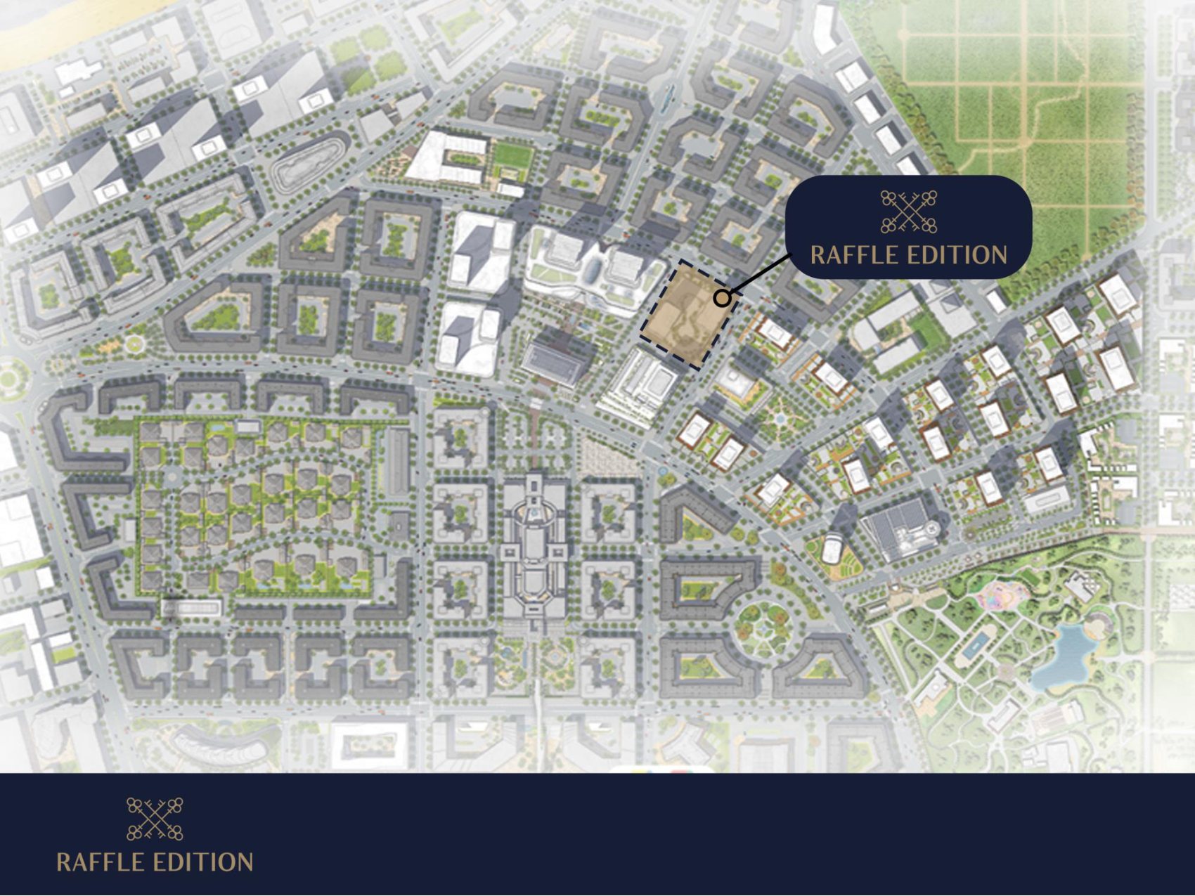 Raffle Edition — Baku White City masterplan