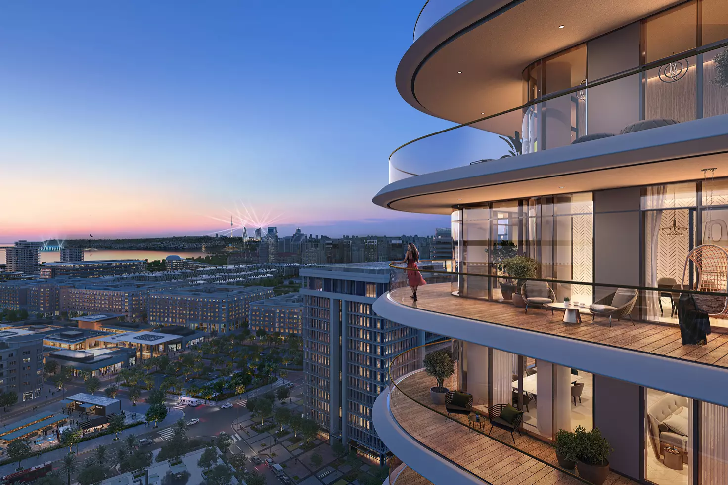 Raffle Edition — large terrace with a city view